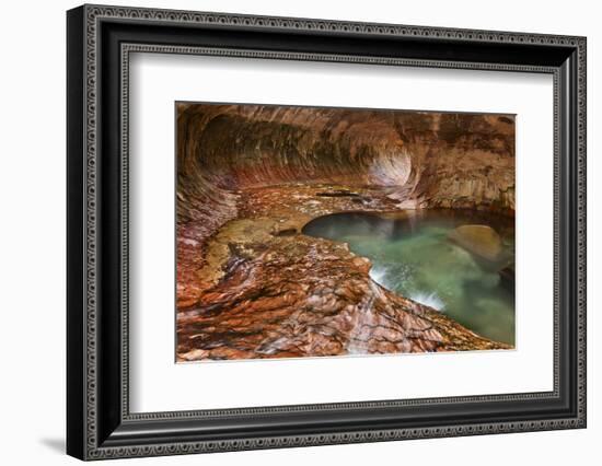 USA, Utah, Zion National Park the Subway-John Ford-Framed Photographic Print