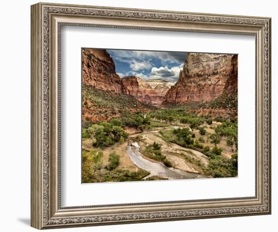 USA, Utah, Zion National Park, View Along the Virgin River-Ann Collins-Framed Photographic Print