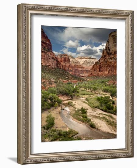 USA, Utah, Zion National Park. View Along the Virgin River-Ann Collins-Framed Photographic Print