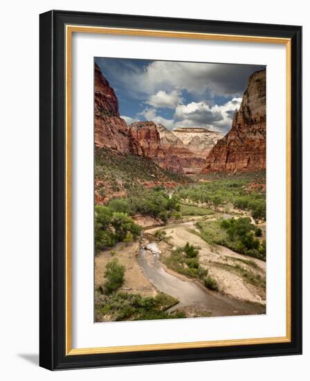 USA, Utah, Zion National Park. View Along the Virgin River-Ann Collins-Framed Photographic Print