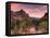 USA, Utah, Zion National Park, Watchman Mountain and Virgin River-Michele Falzone-Framed Premier Image Canvas