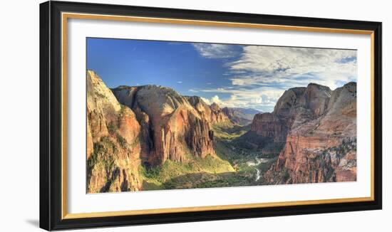 USA, Utah, Zion National Park, Zion Canyon from Angel's Landing-Michele Falzone-Framed Photographic Print