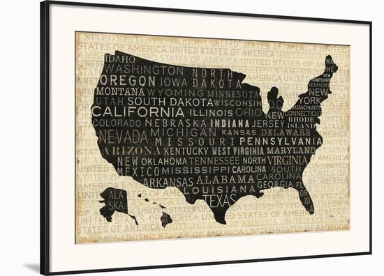 USA V-Jess Aiken-Framed Art Print