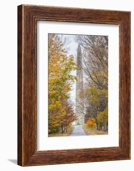 USA, Vermont, Bennington. The Bennington Monument-Walter Bibikow-Framed Photographic Print