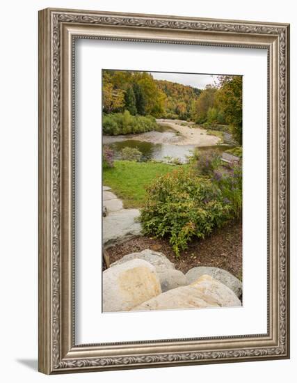 USA, Vermont, Fall foliage in Mad River Valley, Waitsfield-Alison Jones-Framed Photographic Print