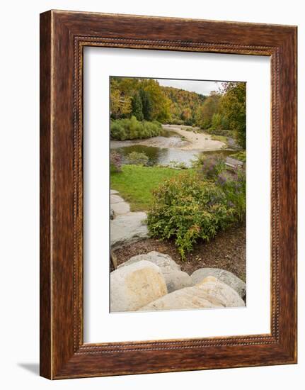 USA, Vermont, Fall foliage in Mad River Valley, Waitsfield-Alison Jones-Framed Photographic Print