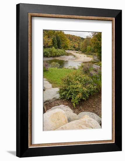 USA, Vermont, Fall foliage in Mad River Valley, Waitsfield-Alison Jones-Framed Photographic Print