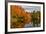 USA, Vermont, Morrisville. Lake Lamoille Reflecting Fall Foliage-Bill Bachmann-Framed Photographic Print