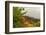 USA, Vermont, New England, Stowe Mt. Mansfield parking lot view with fog on mountains-Alison Jones-Framed Photographic Print