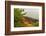 USA, Vermont, New England, Stowe Mt. Mansfield parking lot view with fog on mountains-Alison Jones-Framed Photographic Print