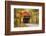 USA, Vermont, Stowe, Sterling Valley Road covered bridge in fall foliage-Alison Jones-Framed Photographic Print