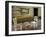 USA, Virginia, Mabry Mill. Checkers Board on Barrel-Don Paulson-Framed Photographic Print