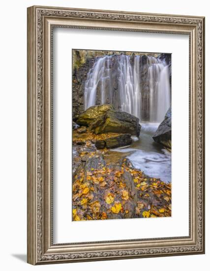 USA, Virginia, Mclean. Waterfall in Great Falls State Park-Jay O'brien-Framed Photographic Print