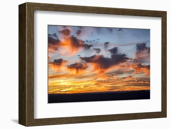 USA, Virginia. Shenandoah National Park, sunset over Massanutten and the Allegheny Mountains-Ann Collins-Framed Photographic Print