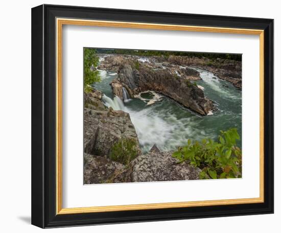 USA, Virginia, waterfall on Potomac River, Great Falls National Park-Howie Garber-Framed Photographic Print