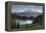 USA, WA. Image Lake and Glacier Peak from Miner's Ridge, Glacier Peak Wilderness North Cascades-Alan Majchrowicz-Framed Premier Image Canvas