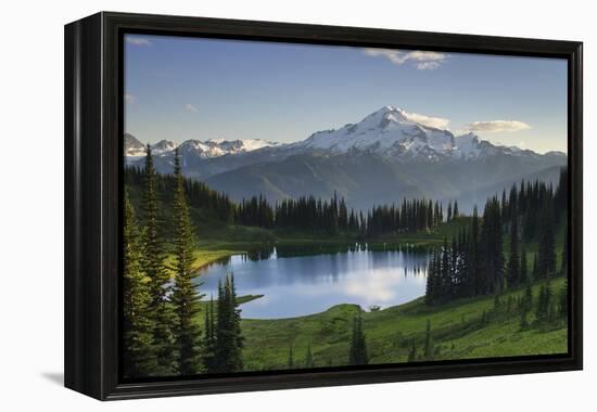 USA, WA. Image Lake and Glacier Peak from Miner's Ridge, Glacier Peak Wilderness North Cascades-Alan Majchrowicz-Framed Premier Image Canvas