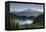 USA, WA. Image Lake and Glacier Peak from Miner's Ridge, Glacier Peak Wilderness North Cascades-Alan Majchrowicz-Framed Premier Image Canvas