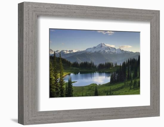 USA, WA. Image Lake and Glacier Peak from Miner's Ridge, Glacier Peak Wilderness North Cascades-Alan Majchrowicz-Framed Photographic Print