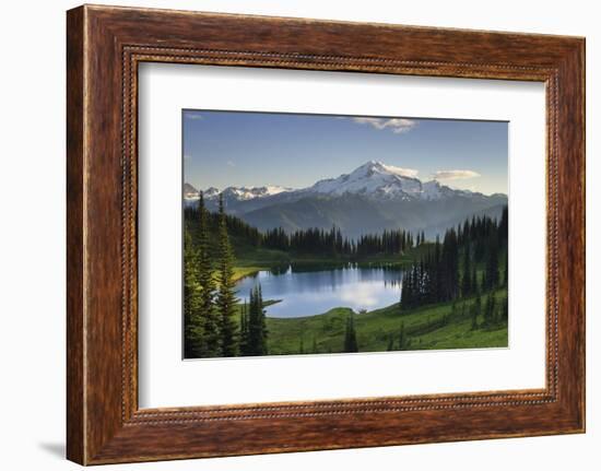 USA, WA. Image Lake and Glacier Peak from Miner's Ridge, Glacier Peak Wilderness North Cascades-Alan Majchrowicz-Framed Photographic Print