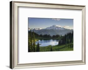 USA, WA. Image Lake and Glacier Peak from Miner's Ridge, Glacier Peak Wilderness North Cascades-Alan Majchrowicz-Framed Photographic Print