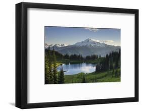 USA, WA. Image Lake and Glacier Peak from Miner's Ridge, Glacier Peak Wilderness North Cascades-Alan Majchrowicz-Framed Photographic Print