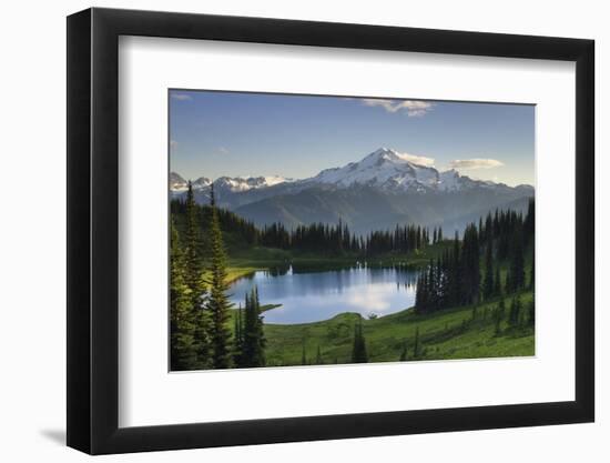 USA, WA. Image Lake and Glacier Peak from Miner's Ridge, Glacier Peak Wilderness North Cascades-Alan Majchrowicz-Framed Photographic Print