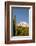 USA, WA. Woman kayaker paddles on calm, scenic Takhlakh Lake with Mt. Adams in the background.-Gary Luhm-Framed Photographic Print