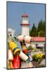 USA, Washington, Aberdeen. Buoys in the Westport Winery Vineyard-Richard Duval-Mounted Photographic Print