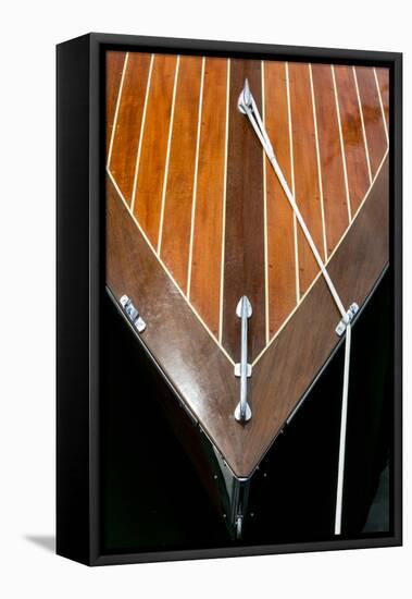 USA, Washington. Boat at the Bainbridge Island Wooden Boat Festival-Jaynes Gallery-Framed Premier Image Canvas