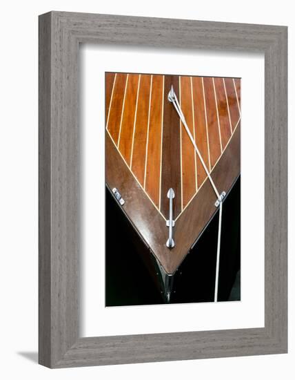 USA, Washington. Boat at the Bainbridge Island Wooden Boat Festival-Jaynes Gallery-Framed Photographic Print