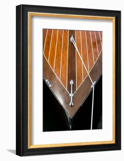 USA, Washington. Boat at the Bainbridge Island Wooden Boat Festival-Jaynes Gallery-Framed Photographic Print