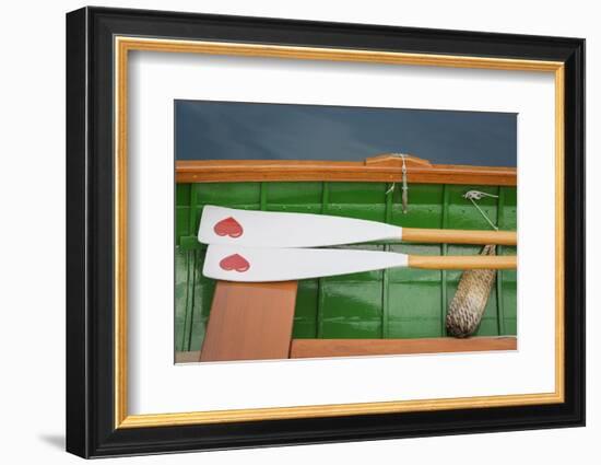 USA, Washington. Boat at the Bainbridge Island Wooden Boat Festival-Jaynes Gallery-Framed Photographic Print