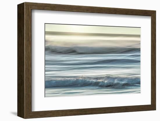USA, Washington, Cape Disappointment State Park. Motion blur of sunset on coast.-Jaynes Gallery-Framed Photographic Print