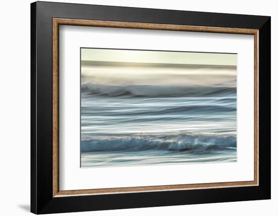 USA, Washington, Cape Disappointment State Park. Motion blur of sunset on coast.-Jaynes Gallery-Framed Photographic Print