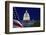 USA, Washington DC. Capitol Building and US flag at night.-Jaynes Gallery-Framed Photographic Print