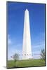 USA, Washington DC, Flags waving around the Washington Monument-Hollice Looney-Mounted Photographic Print