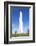 USA, Washington DC, Flags waving around the Washington Monument-Hollice Looney-Framed Photographic Print