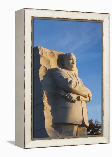 USA, Washington Dc, Martin Luther King Memorial, Sunrise-Walter Bibikow-Framed Premier Image Canvas