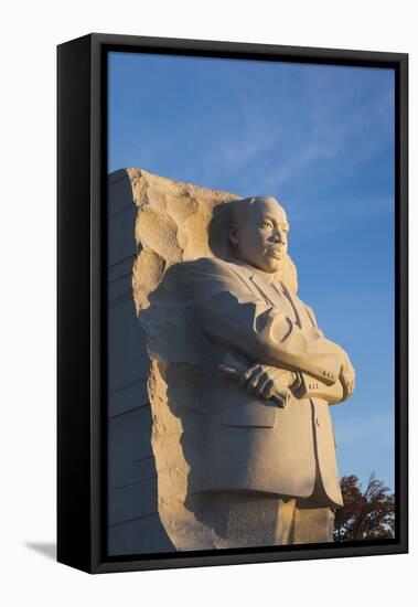 USA, Washington Dc, Martin Luther King Memorial, Sunrise-Walter Bibikow-Framed Premier Image Canvas