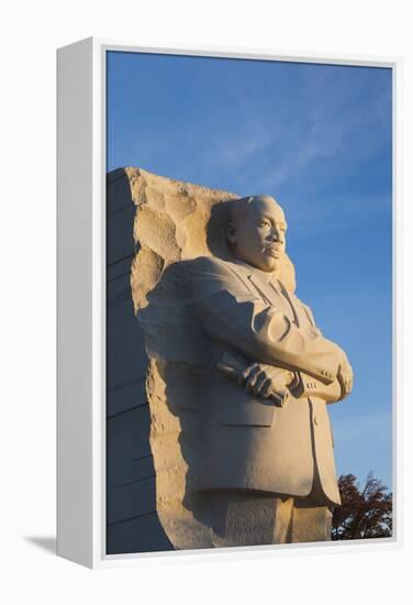 USA, Washington Dc, Martin Luther King Memorial, Sunrise-Walter Bibikow-Framed Premier Image Canvas