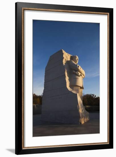 USA, Washington Dc, Martin Luther King Memorial, Sunrise-Walter Bibikow-Framed Photographic Print