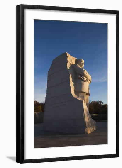 USA, Washington Dc, Martin Luther King Memorial, Sunrise-Walter Bibikow-Framed Photographic Print