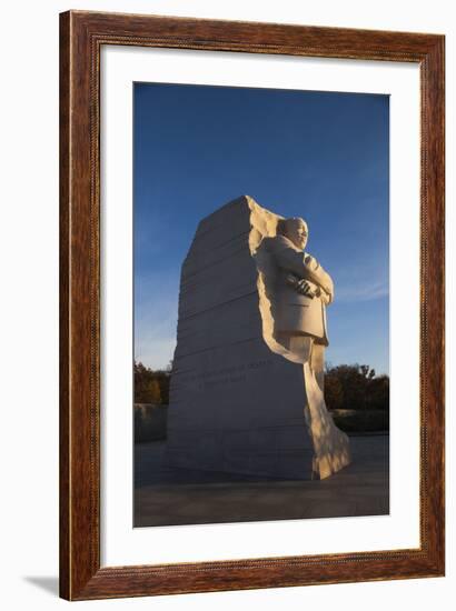 USA, Washington Dc, Martin Luther King Memorial, Sunrise-Walter Bibikow-Framed Photographic Print