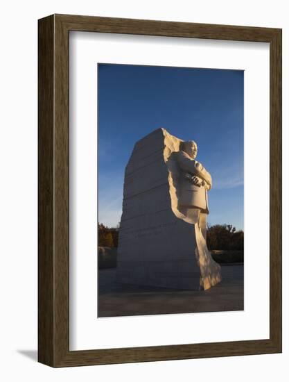 USA, Washington Dc, Martin Luther King Memorial, Sunrise-Walter Bibikow-Framed Photographic Print