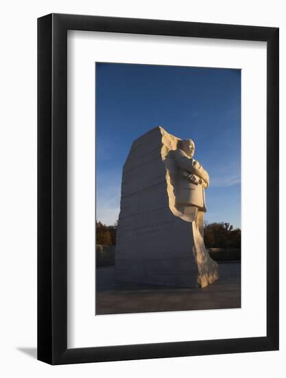 USA, Washington Dc, Martin Luther King Memorial, Sunrise-Walter Bibikow-Framed Photographic Print