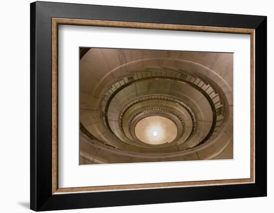 USA, Washington Dc. Supreme Court Building, Spiral Staircases-Charles Crust-Framed Photographic Print