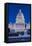 Usa, Washington Dc, Us Capitol, Dusk-Walter Bibikow-Framed Premier Image Canvas