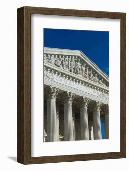 USA, Washington Dc, Us Supreme Court, Exterior-Walter Bibikow-Framed Photographic Print