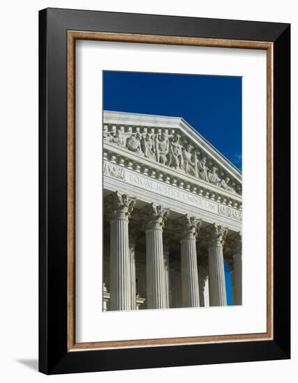 USA, Washington Dc, Us Supreme Court, Exterior-Walter Bibikow-Framed Photographic Print